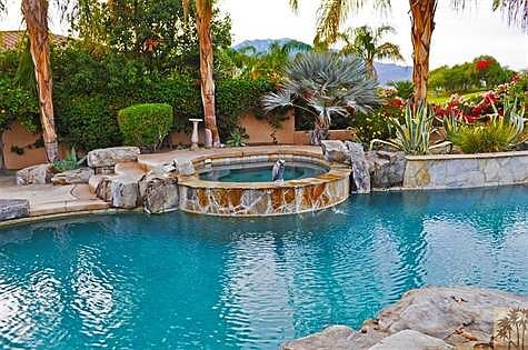 Enjoy a refreshing swim in the very private pool, or warm up