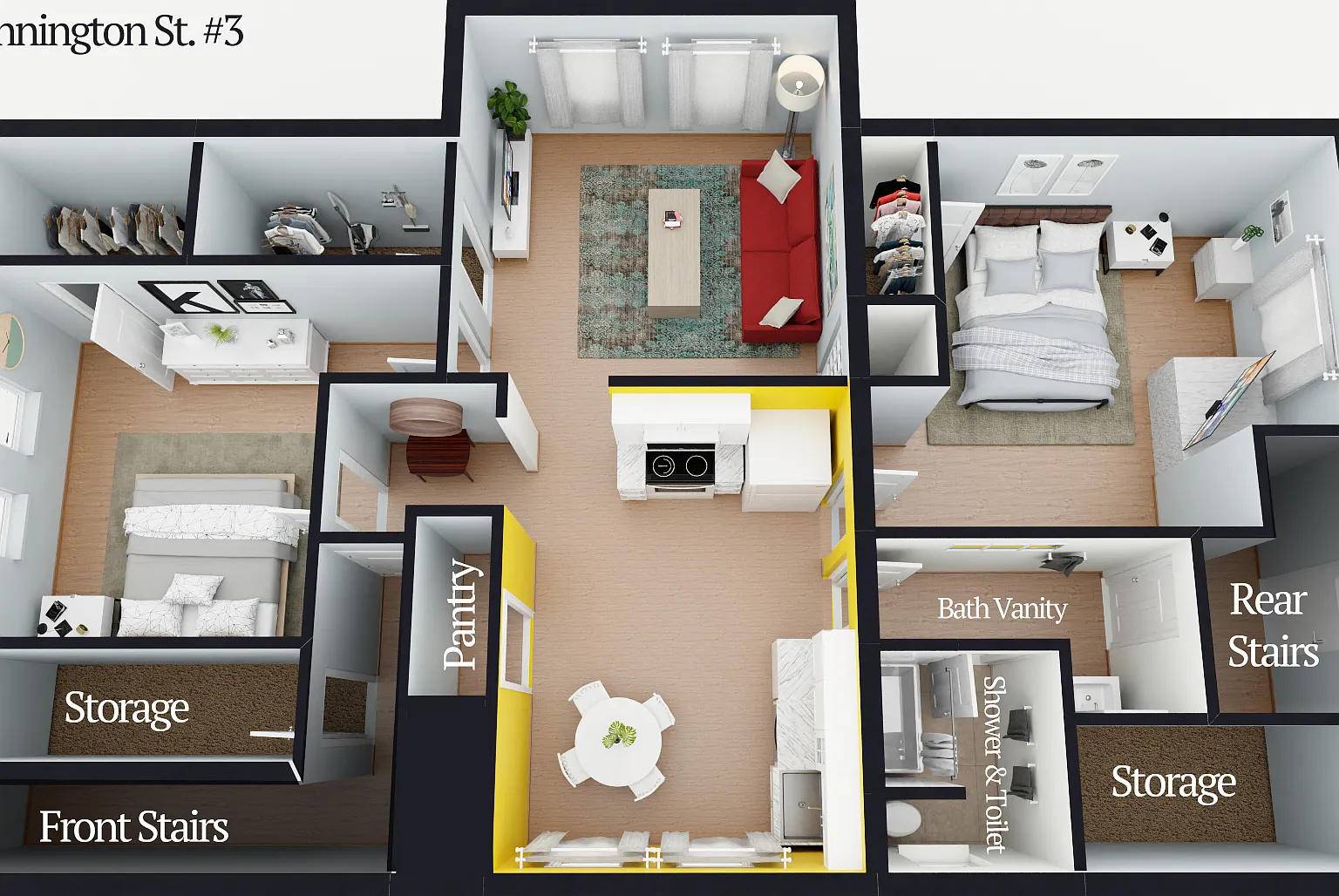 2 bed, 800 sqft, $2,250 — Photo 3