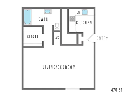 Floor plan Studio
