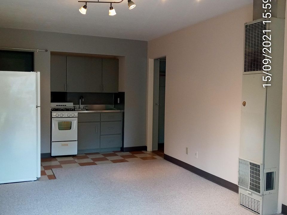 Living room and kitchen