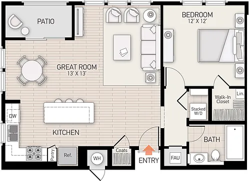 Floor plan Plan K