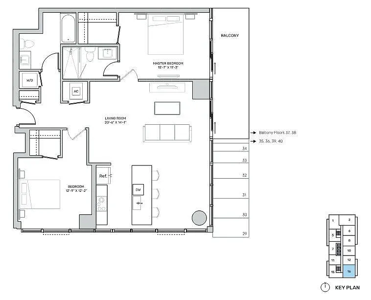 Floor plan B6