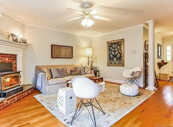 Living Room warmed by the f...