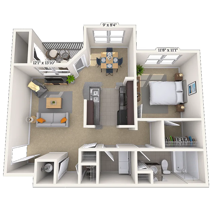 Floor plan 11B