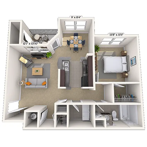 Floor plan 11B