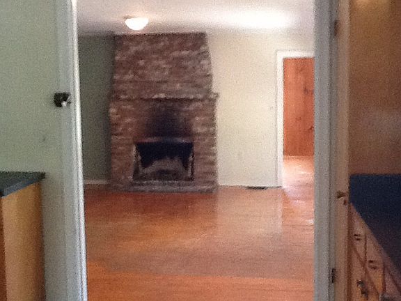 Dining room fireplace