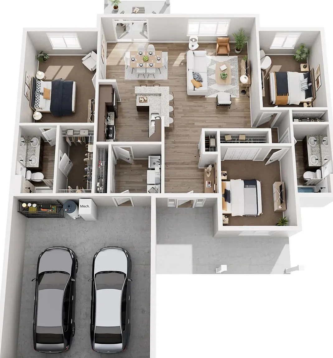 3 bed, 1499 sqft, $2,595 — Photo 2