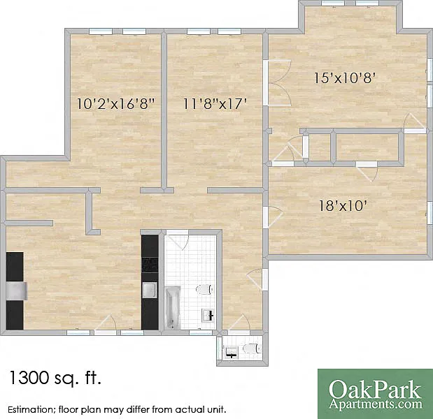 Floor plan 238 Washington G