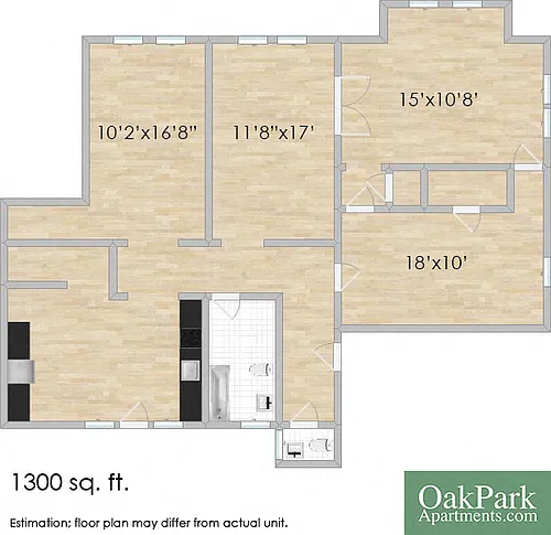 Floor plan 238 Washington G