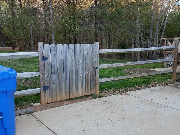 FENCED IN BACK YARD