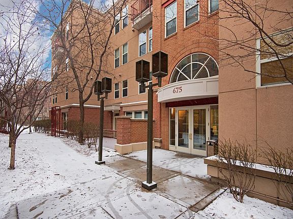 Main entrance to the building, secured by key fob and with intercom access for door buzzer