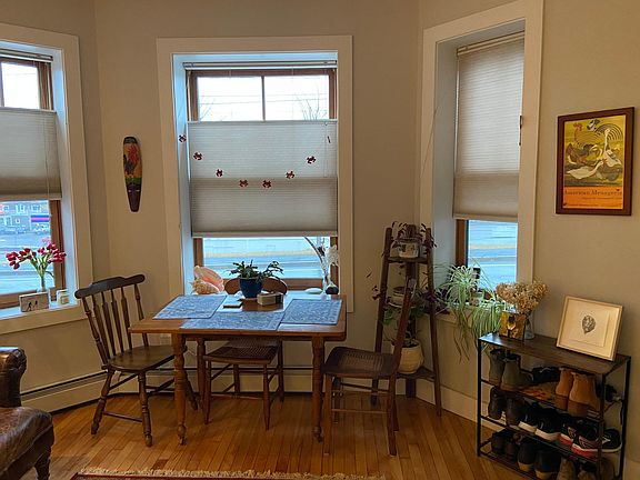 Views of York Street, you can see the working waterfront and are steps from the infamous Becky's Diner