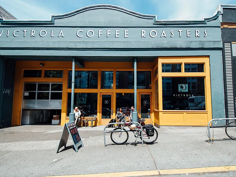 The coffee craze in Seattle is unparalelled. Enjoy Victrola Coffee Roaster's coffee.