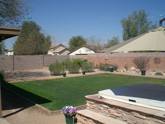 Backyard & spa