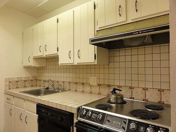 Efficient galley kitchen.