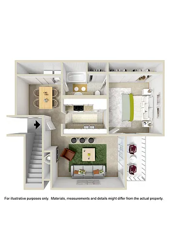 Floor plan Standard 1 Bed