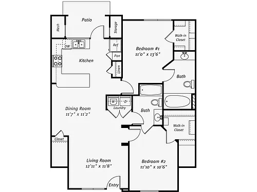 Floor plan B1