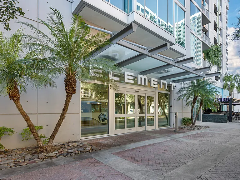 Entrance to Element Apartments