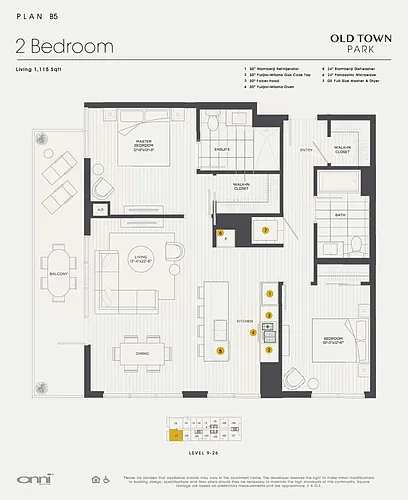 Floor plan Plan B5