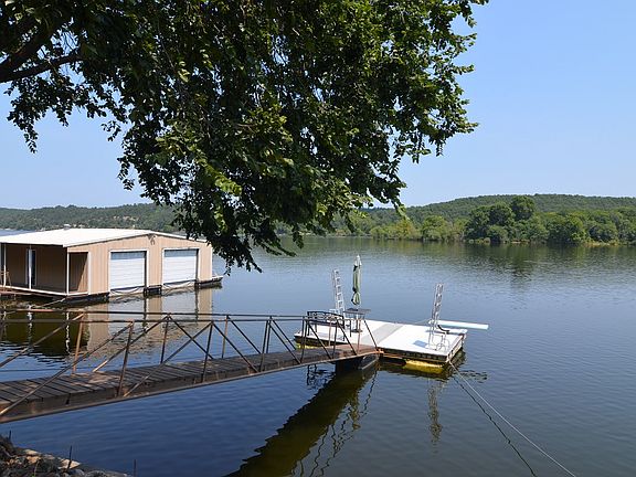 2 slip enclosed dock flats