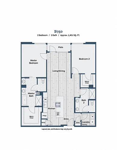 Floor plan B750