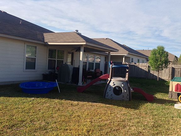Covered shaded patio