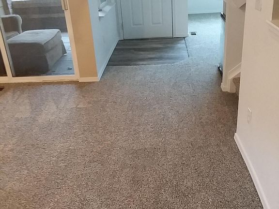 Entry (new carpet and tile)