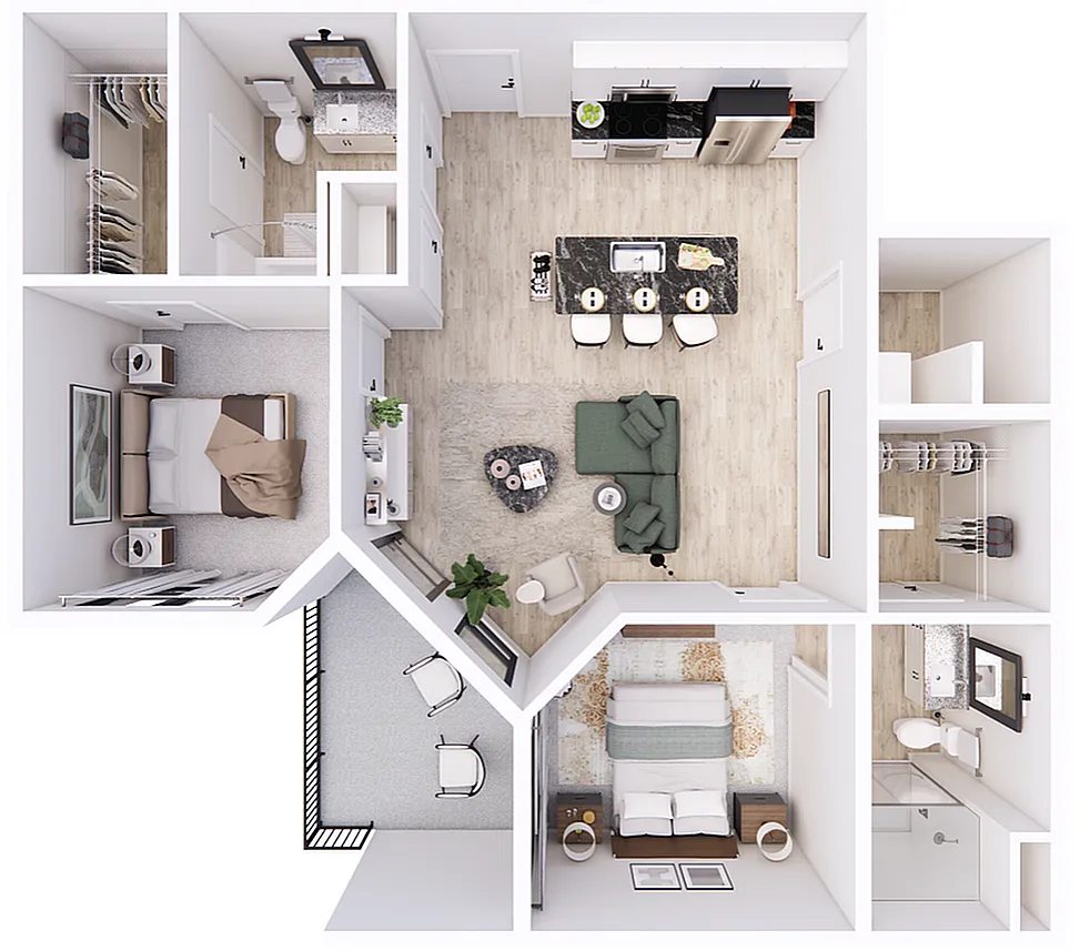 Floor plan Trace-2D