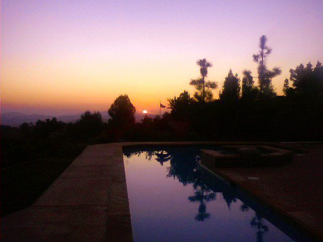 back yard view  and pool