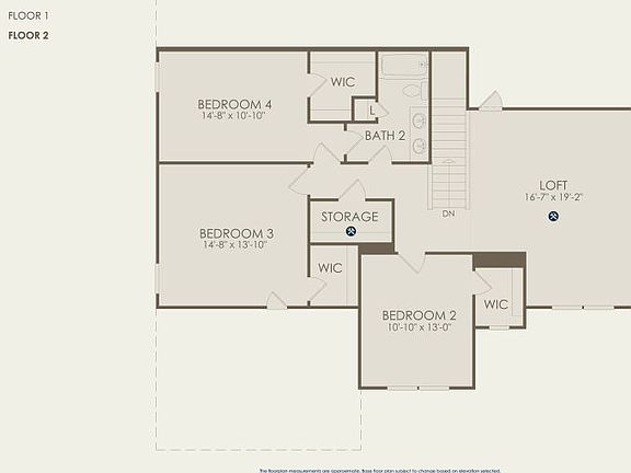 Vanderbilt Floor Plan, Quick Move-In Home, Floor 2