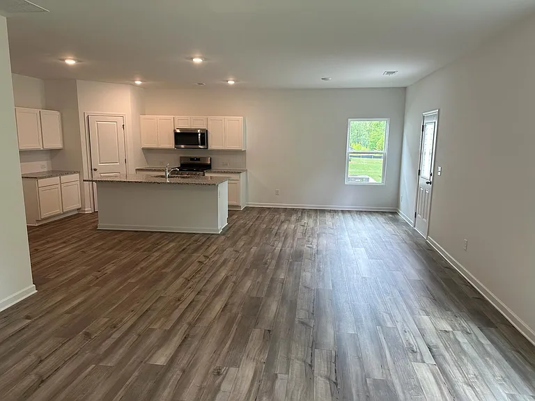 L Shape Hall and Kitchen