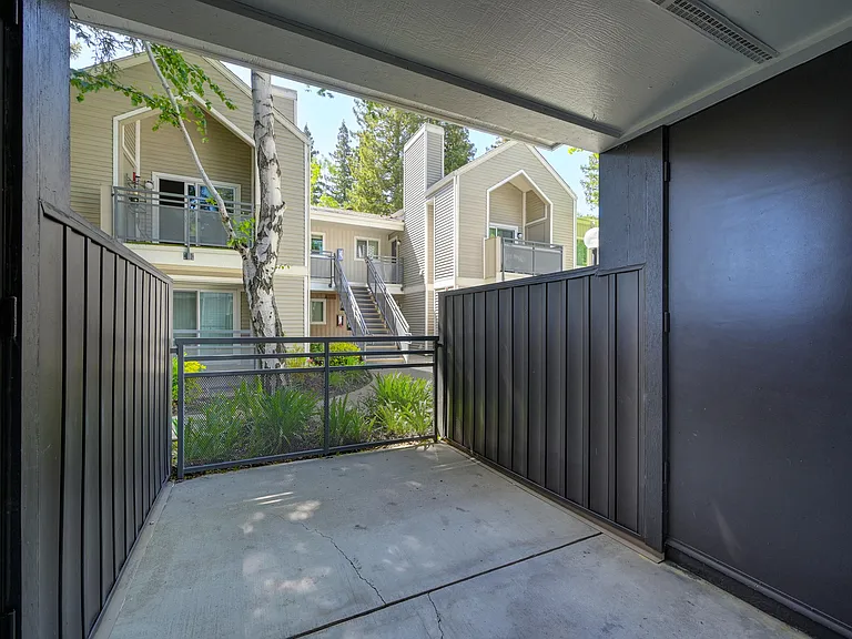 Private patio