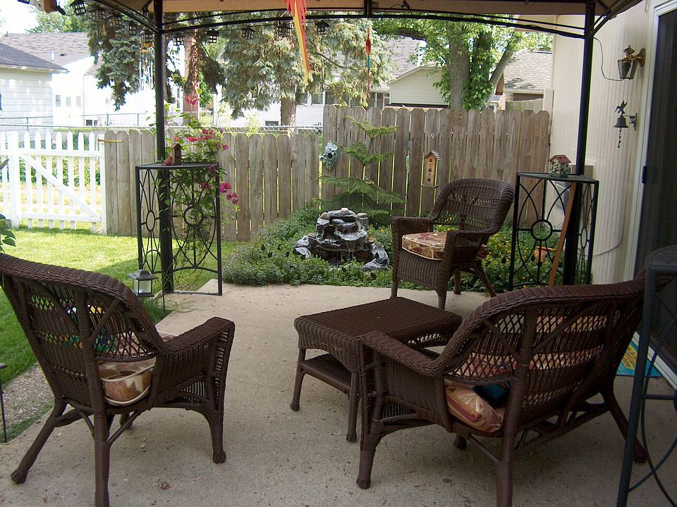 Back Patio and Water Feature