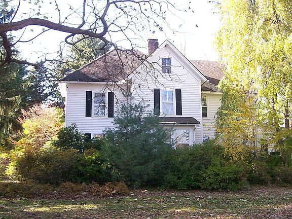 Looking west; driveway right