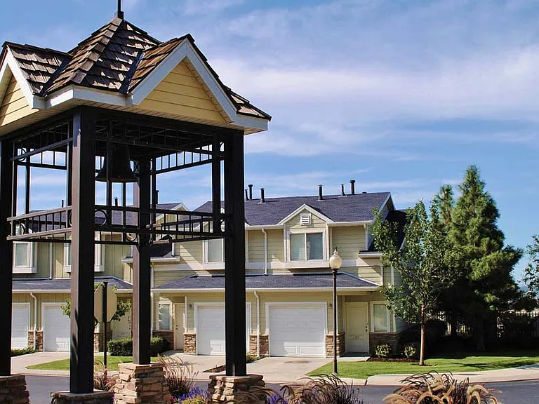 Liberty Hill Apartments, Draper, Utah, two-story townhomes.