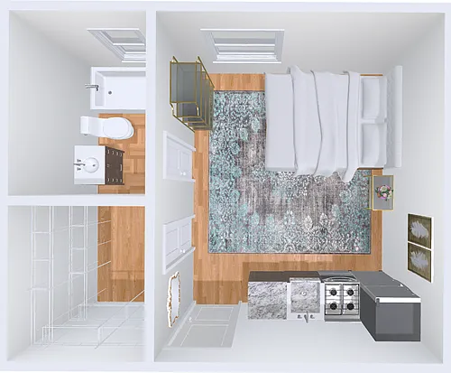 Floor plan studio 23