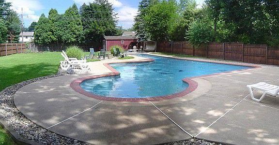 Inground Pool with Lap Lane