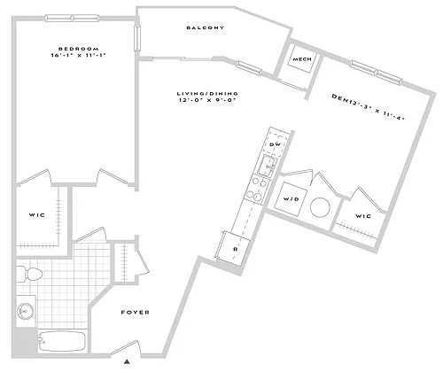 Floor plan B1-A18