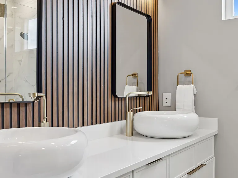 master suite double vanity (there are 2 identical master suites, one on 2nd floor and 1 on 3rd floor)