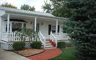 Inviting front entrance