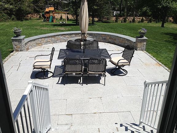 Rear patio from family room