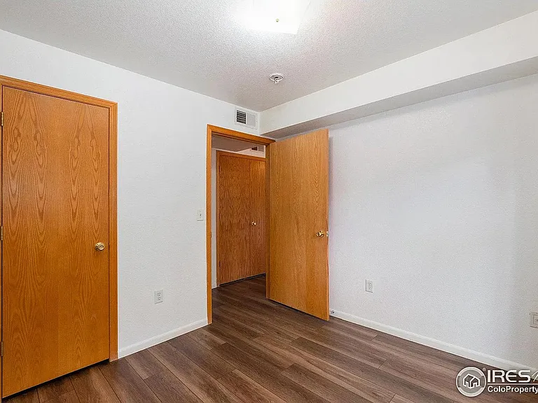 Bedroom with attached closet