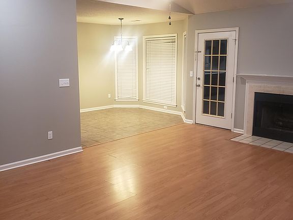 Living room and dining area