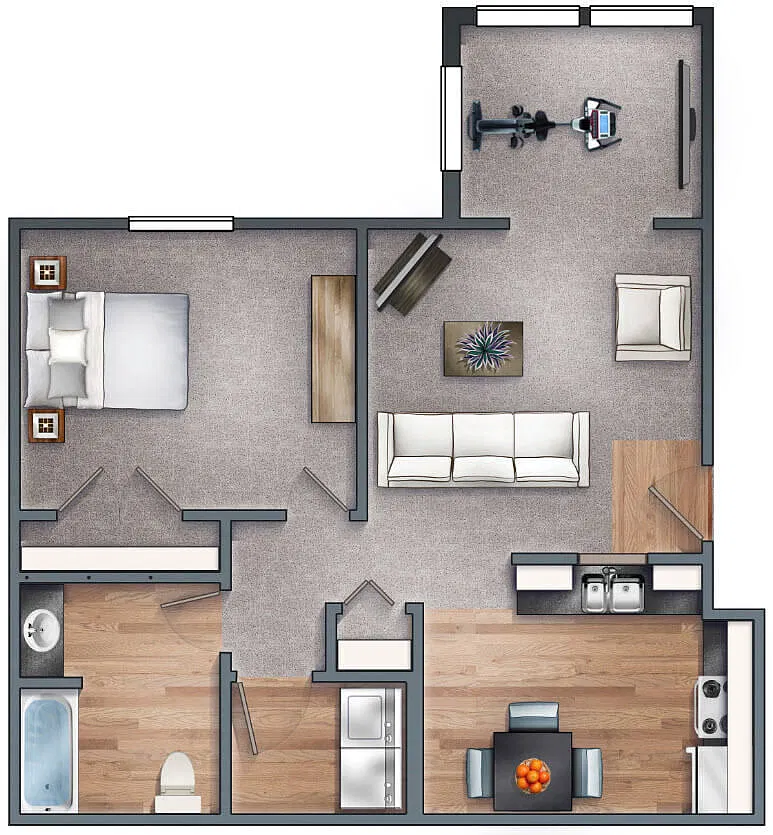 Floor plan The Ashley
