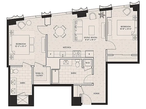 Floor plan B2
