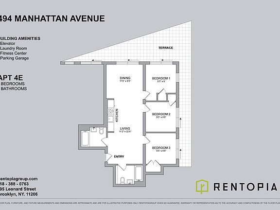 2nd image of 494 Manhattan Ave #4F
