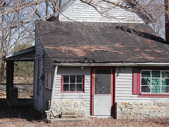 Front of farmhouse