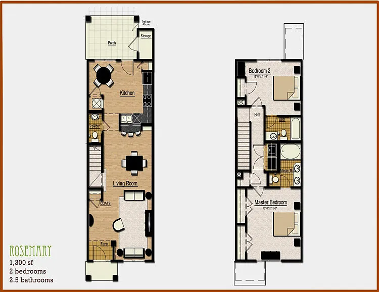 Floor plan Rosemary