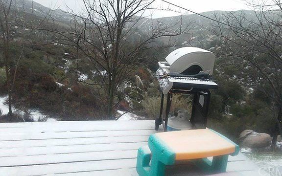 Just below "snow line" but will get some snow once in awhile!