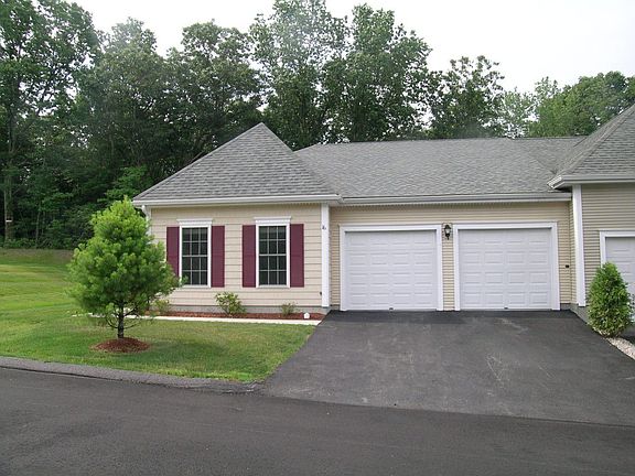 Two car attached garage with automatic door openers
